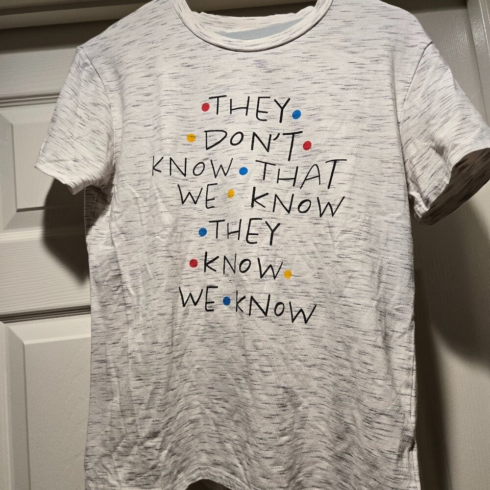 F.R.I.E.N.D.S tv show quote T-shirt size Med